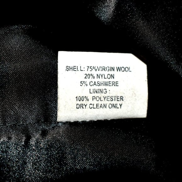 Kristen Blake Black Virgin Wool/Cashmere Blend Pleated Swing Coat - Picture 9 of 11